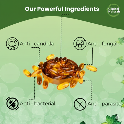 Clinical Naturals™ Oil of Oregano + Black Seed Oil Complex